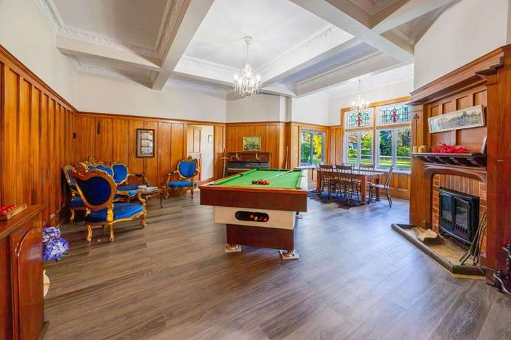 The restored mansion at 7a Limbrick Street, in Waipawa, is a standout property in the town. Photo / Supplied