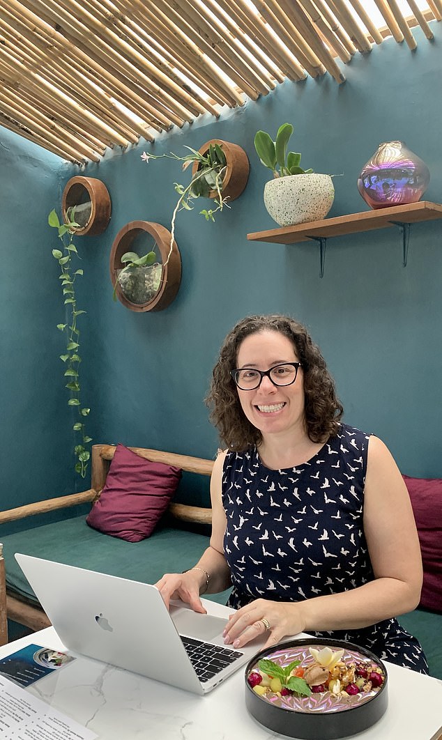 Simone Collins, founder of Our Year in Bali (pictured) helps Aussies relocate to the island