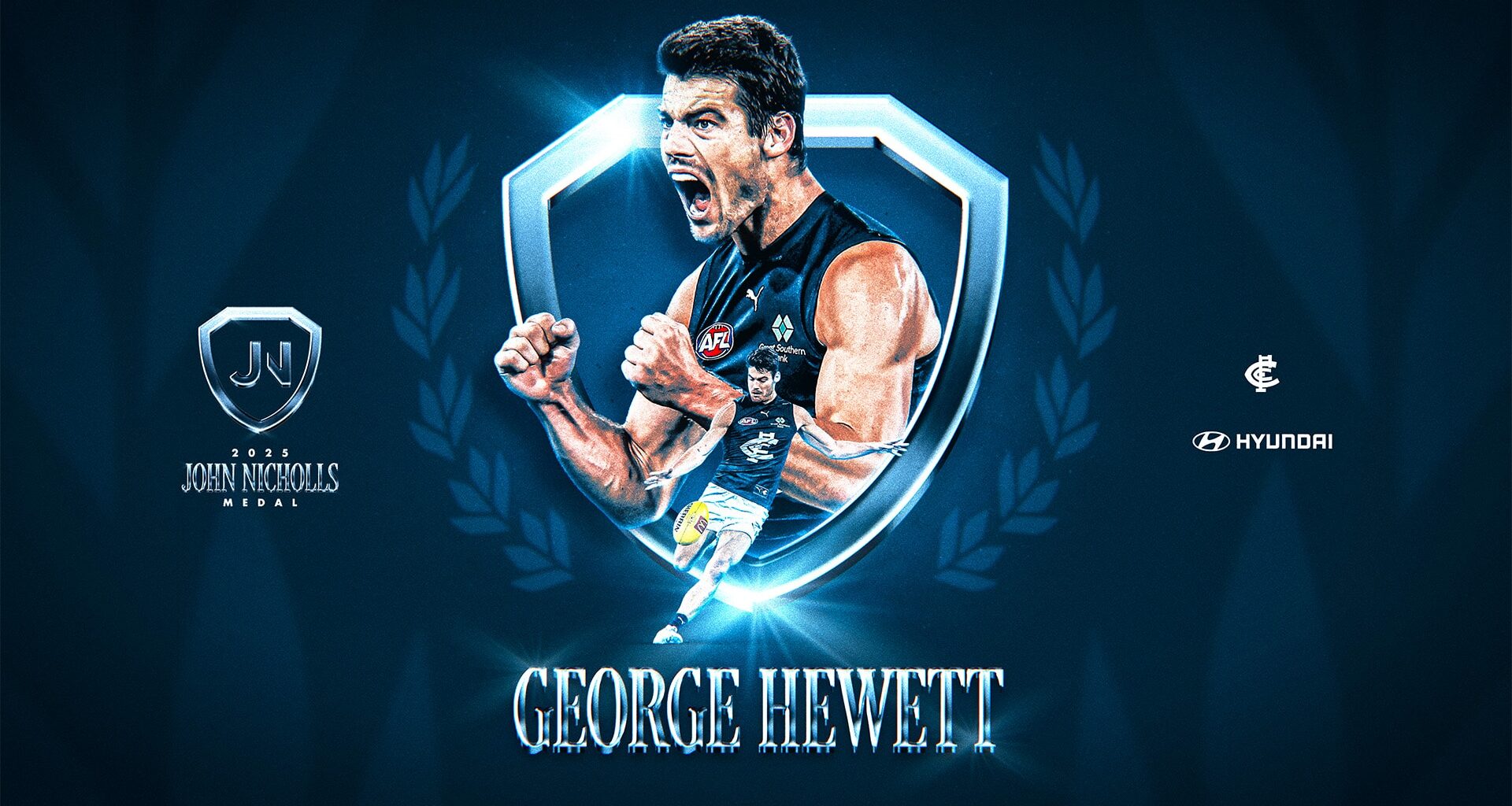 Hewett named the 2025 John Nicholls Medallist