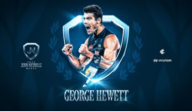 Hewett named the 2025 John Nicholls Medallist