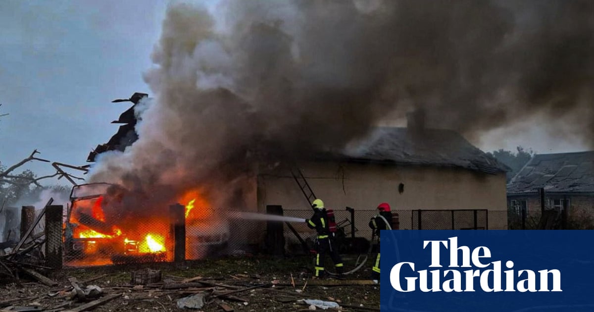 Four killed as Russian drones and missiles bombard Ukrainian city of Lviv | Ukraine