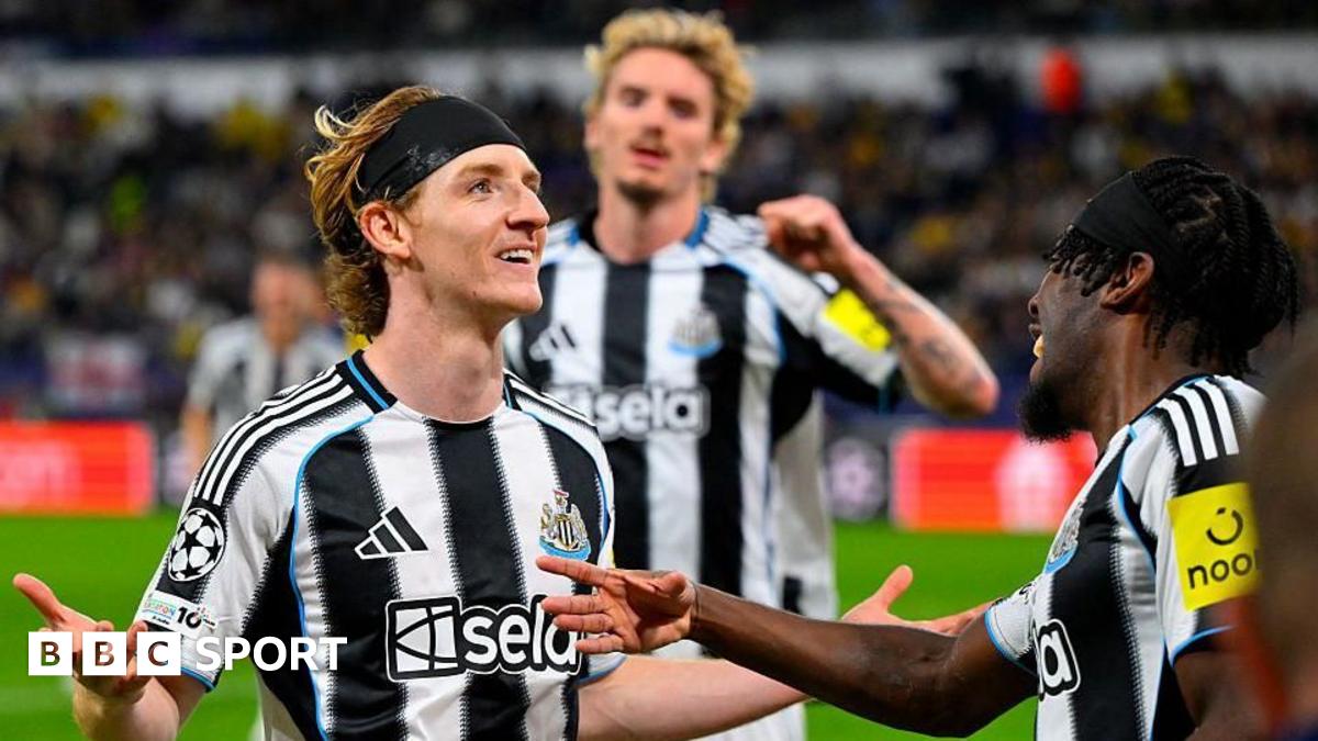 Newcastle 4-0 Union Saint-Gilloise: Anthony Gordon and Nick Woltemade score in Champions League