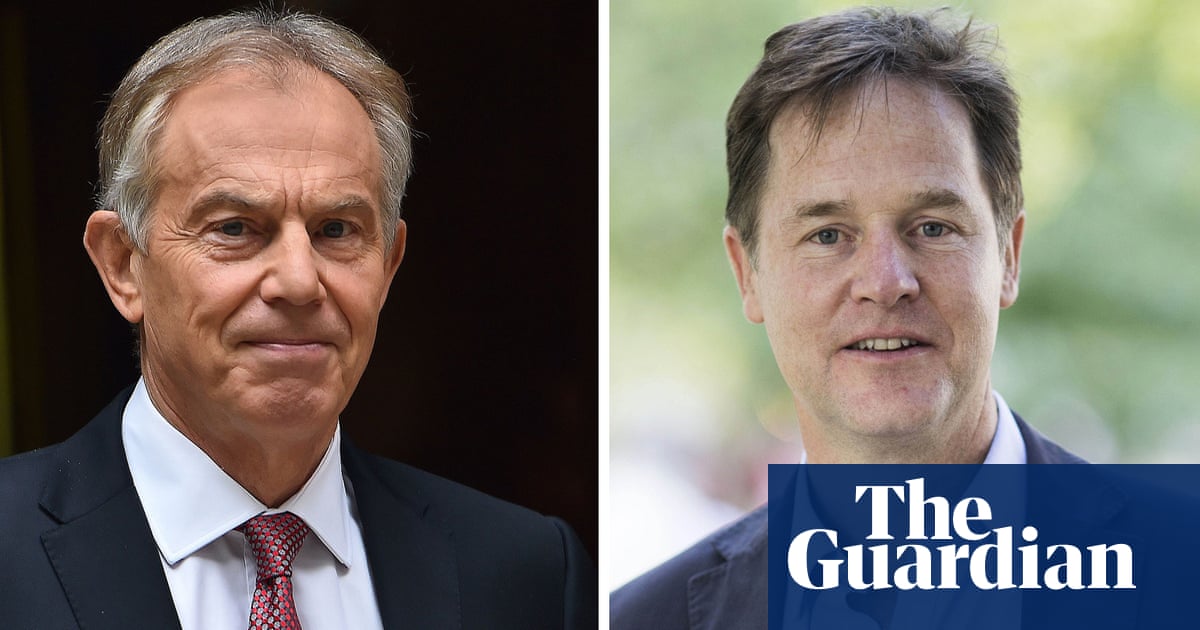 Tony Blair and Nick Clegg hosted dinner giving tech bosses access to UK minister | Tony Blair