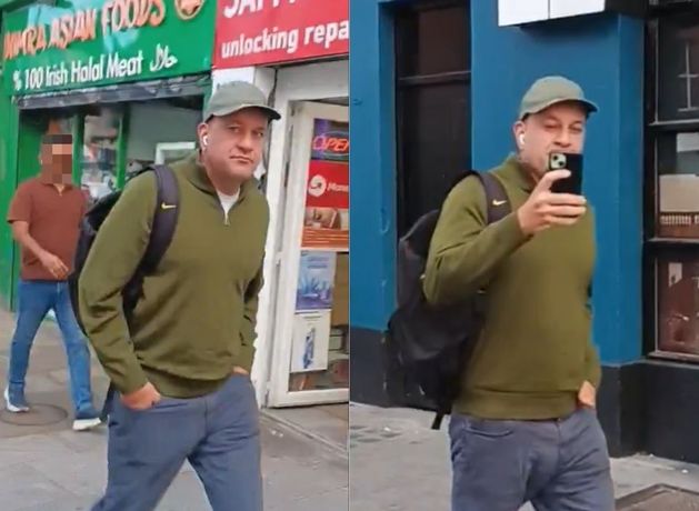 Leo Varadkar contacts gardai after far-right activist posts street confrontation clip