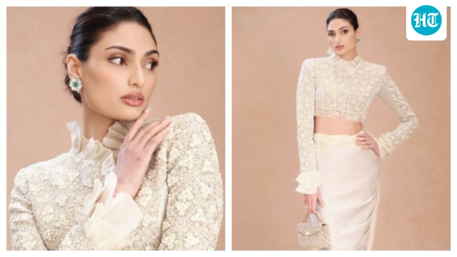 Athiya Shetty makes her first public appearance after daughter's birth at Bvlgari exhibition in a dreamy look