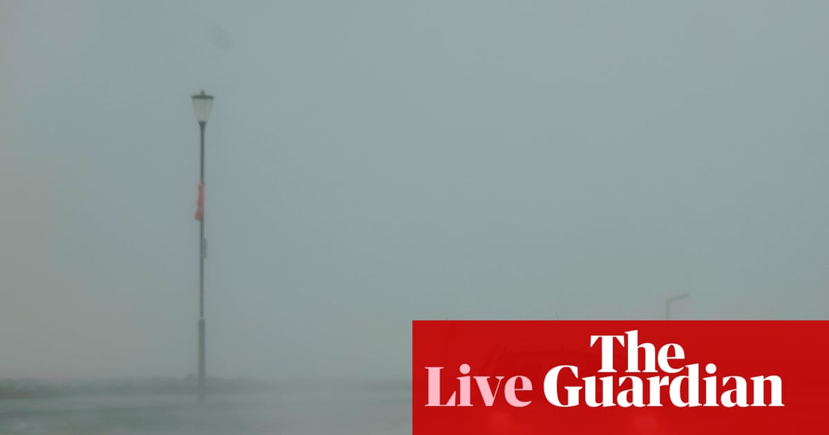 Storm Amy hits UK ‘much harder and more quickly than expected’ after man killed in Ireland – latest updates | UK weather