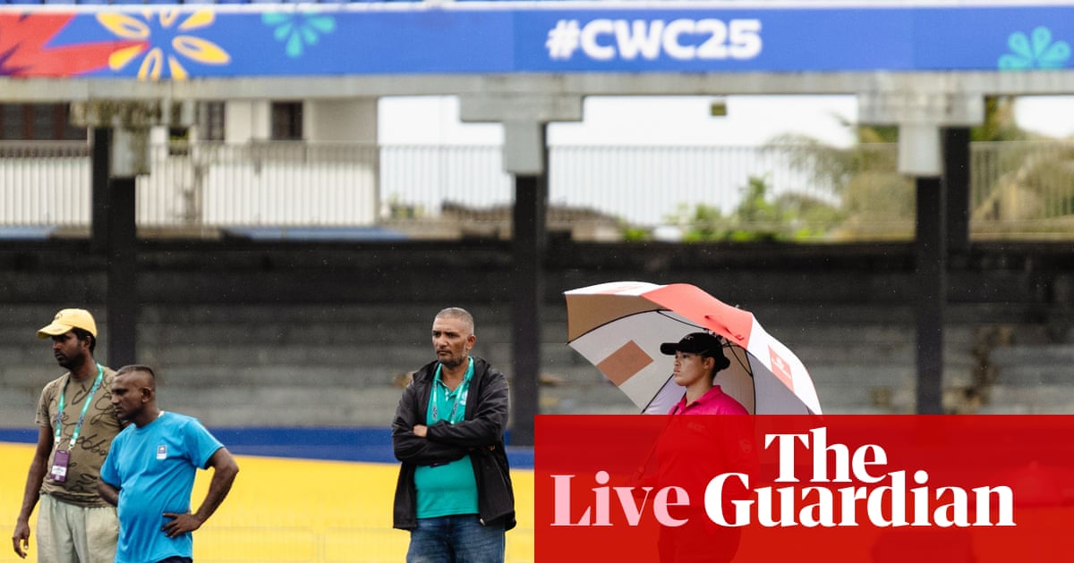 Women’s Cricket World Cup: Australia v Sri Lanka match abandoned as heavy rain falls – as it happened | Australia women's cricket team