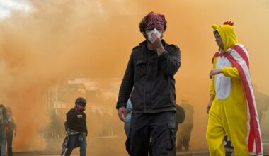 Federal officers fire tear gas, make multiple arrests during protest outside Portland ICE facility