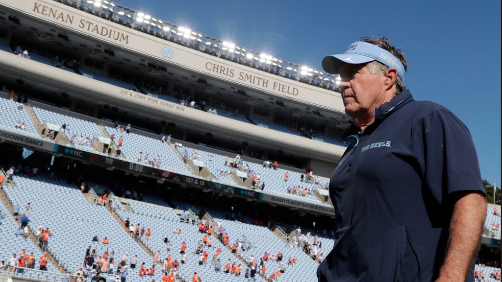Bill Belichick to stay course as UNC flounders again