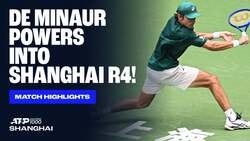 Highlights: De Minaur charges past Majchrzak in Shanghai R3 2025 | ATP Tour