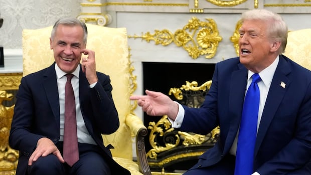 Trump says 'Canada will love us again' — but there's still no deal on tariffs after Carney meeting