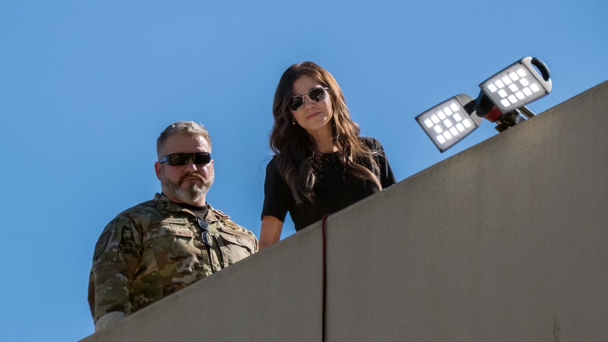 Homeland Security Secretary Kristi Noem arrives in Portland for Tuesday visit