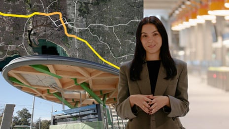 Eight storeys beneath Melbourne: first look inside the city's new metro stations – video