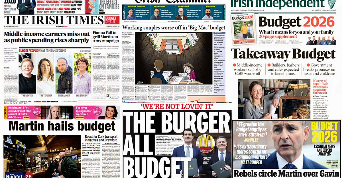 What the papers say: Wednesday's front pages