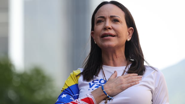 Venezuelan opposition leader Maria Corina Machado awarded the Nobel Peace Prize