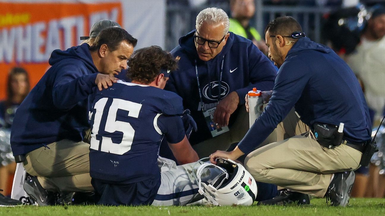 Drew Allar suffers season-ending injury as Penn State loses