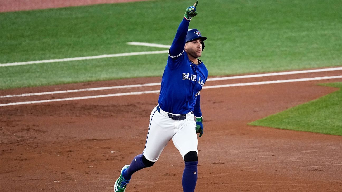 Jays' Springer hits 21st postseason home run, passes Jeter