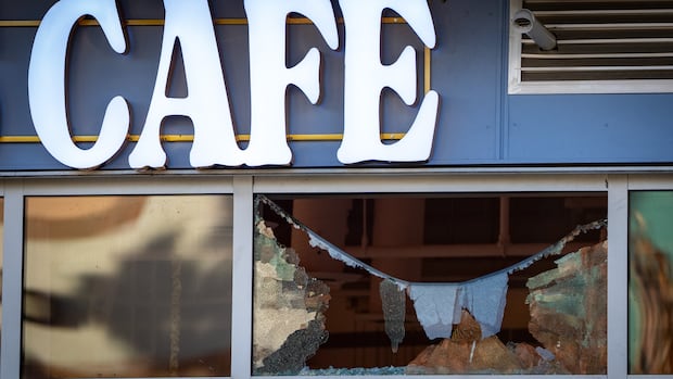 Surrey, B.C., café hit with bullets a 3rd time in suspected extortion-related case: police