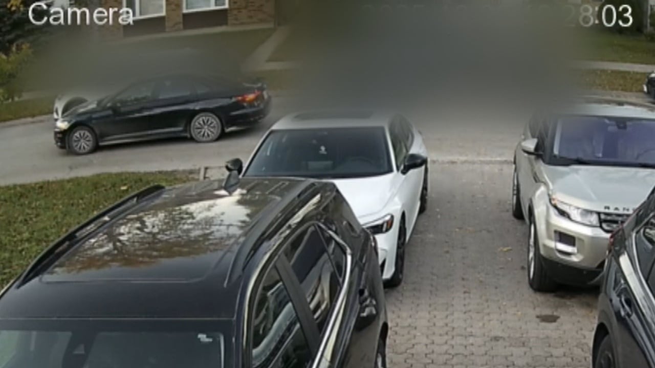 A car is shown is speeding off. 