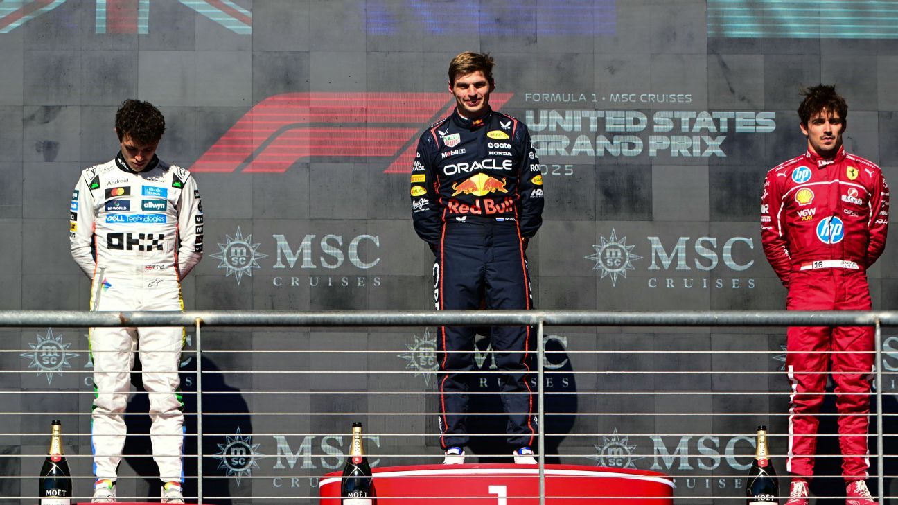 2025 U.S. Grand Prix recap: F1 results, highlights as Verstappen eases to victory