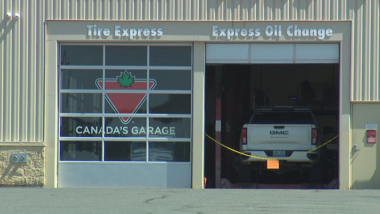 exterior of a Canadian Tire service centre in Clarenville, Nfld.