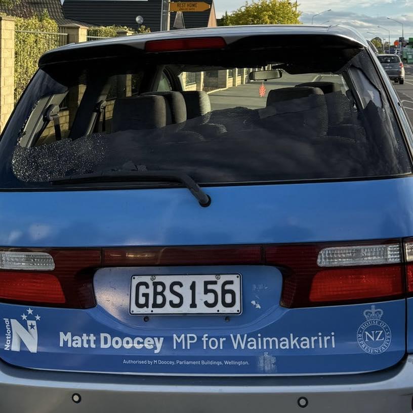 Rock thrown through window of Canterbury MP's car