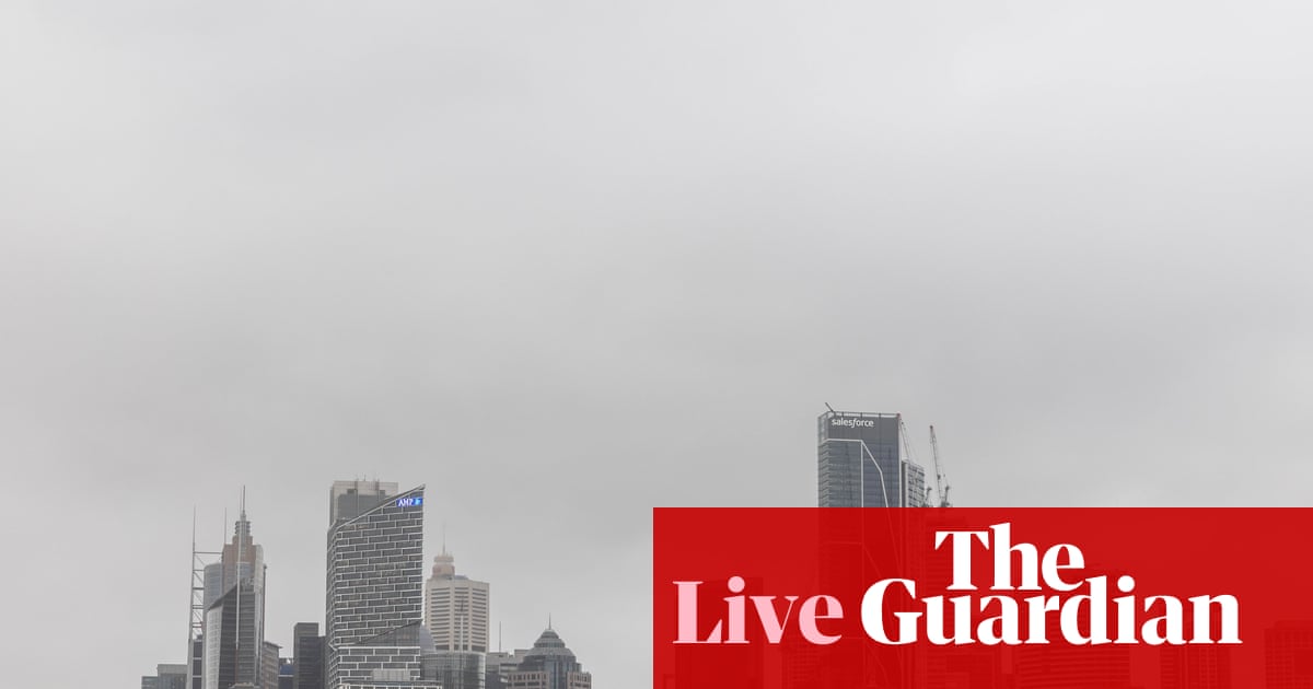 Australia news live: extreme weather warnings for NSW; Victoria police commissioner says ‘wrong decision’ to take helicopter to Hobart | Australia news