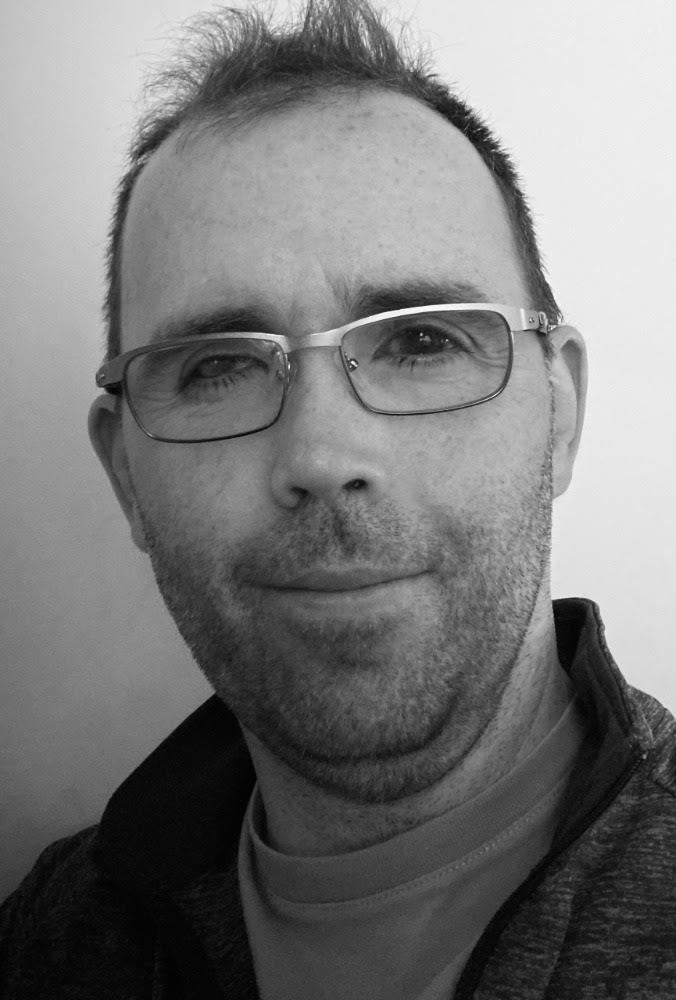 Mr Brookmyre's eyesight has drastically deteriorated recently