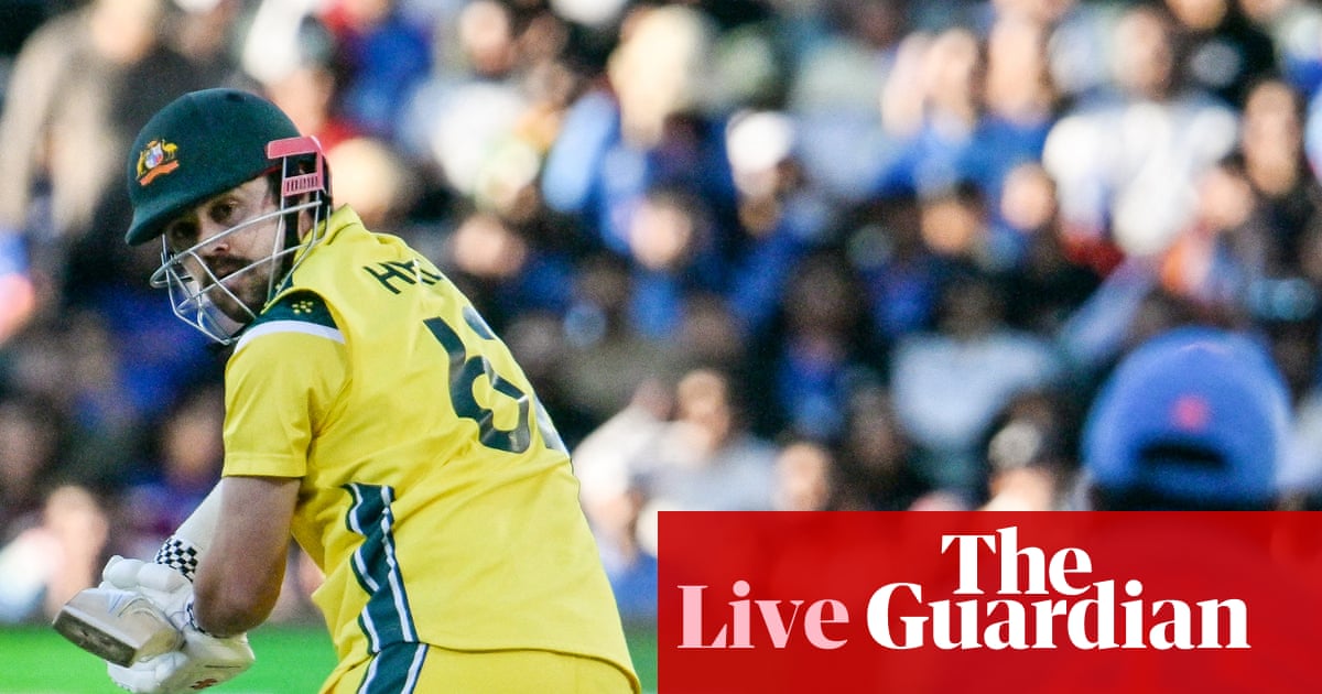 Australia beat India by two wickets in the second men’s one-day international – as it happened | Australia cricket team