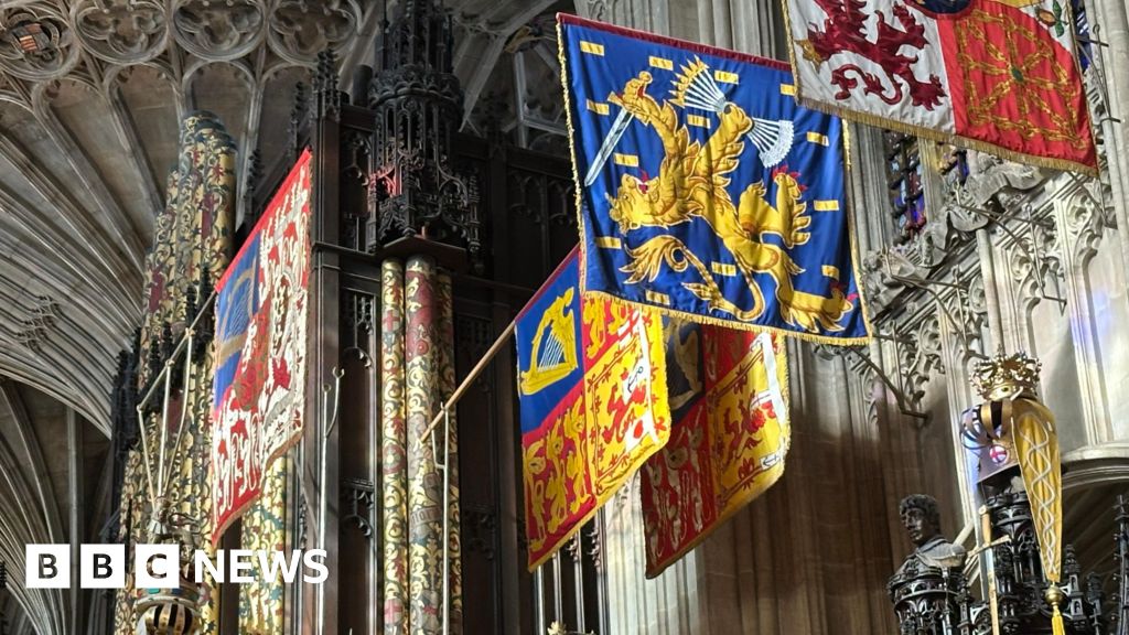 Prince Andrew's banner removed from chapel at Windsor Castle