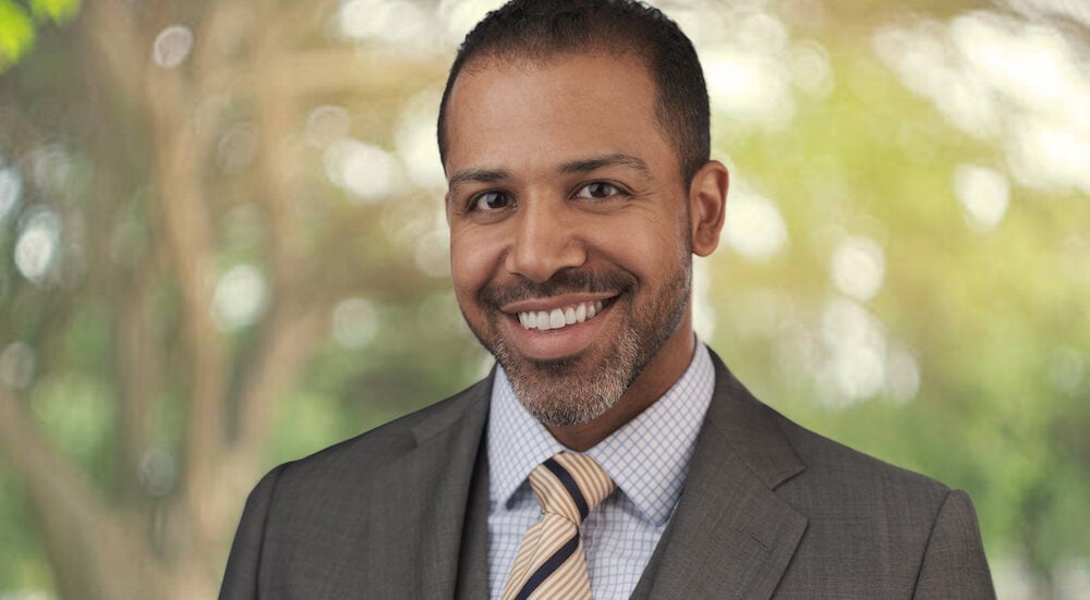 Jeramie Scott standing outside