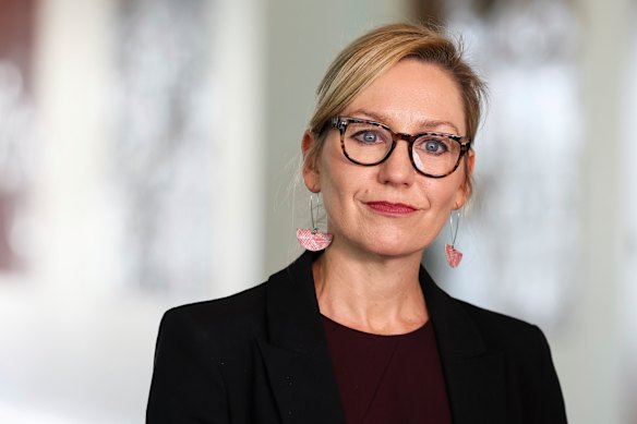 Greens leader Larissa Waters. 