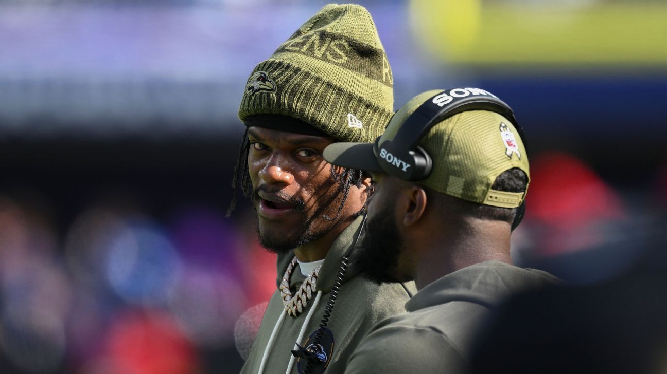 Ravens' Lamar Jackson (hamstring) expected to return at Miami