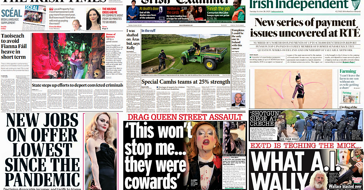 What the papers say: Tuesday's front pages