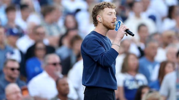 JP Saxe’s rendition of O Canada at World Series far from a home run among some baseball fans