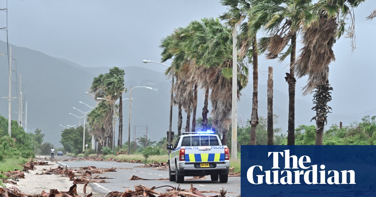 First Thing: Record-breaking Hurricane Melissa hits Jamaica and heads for Cuba | US news