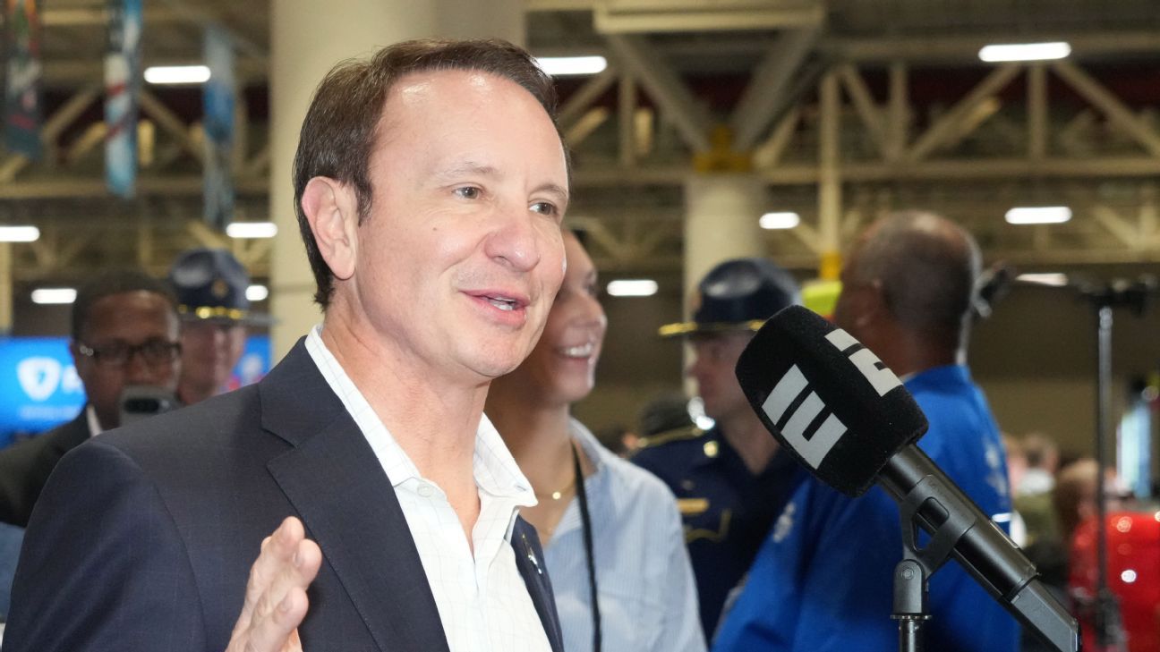 Gov. Jeff Landry critical of AD Scott Woodward amid LSU shake-up