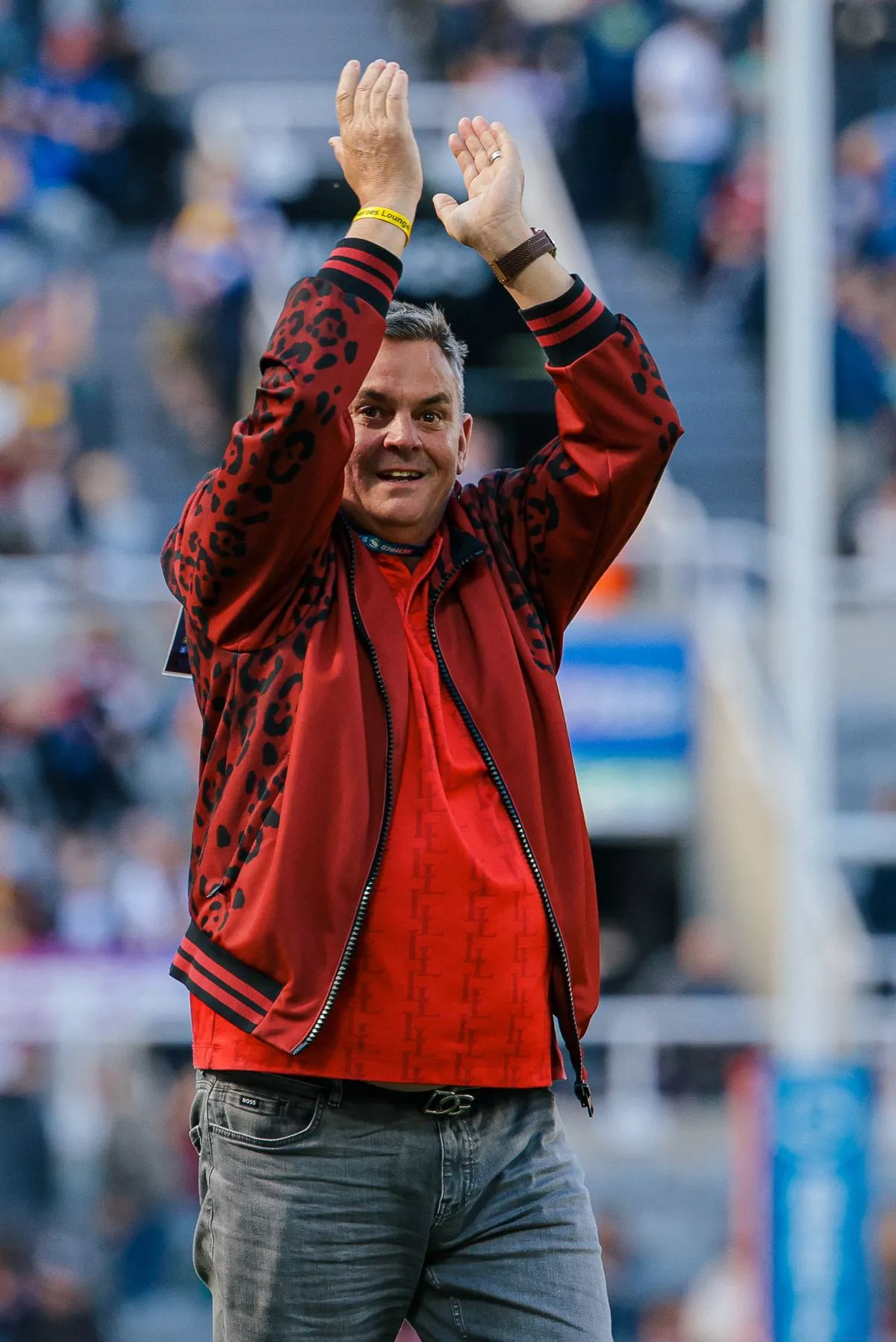 Leigh Leopards owner Derek Beaumont.