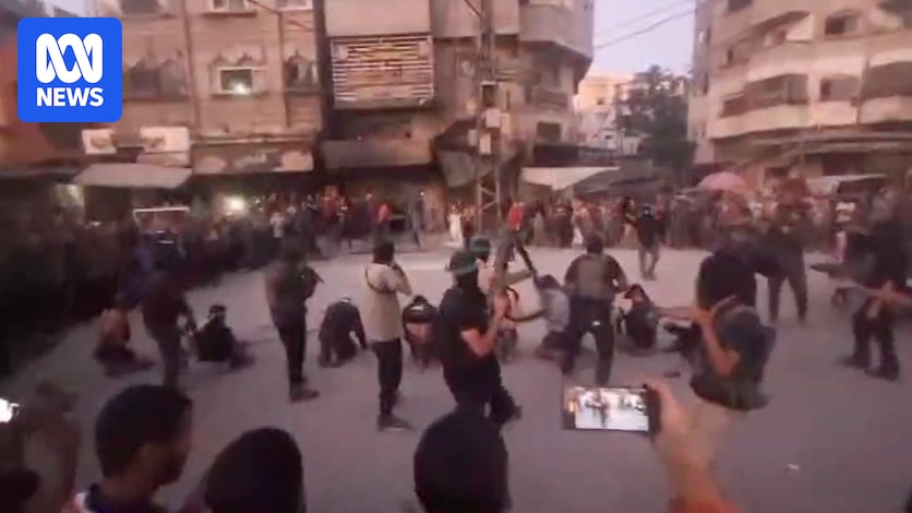 Hamas executes 'collaborators and lawbreakers' in graphic scenes in Gaza