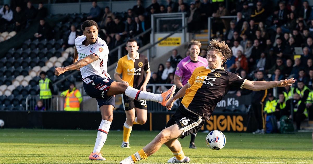 Burton Albion 2-0 Bolton Wanderers - Full time report