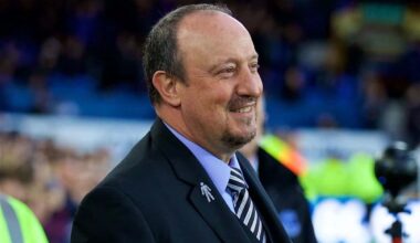 LIVERPOOL, ENGLAND - Monday, April 23, 2018: Newcastle United's manager Rafael Benitez before the FA Premier League match between Everton and Newcastle United at Goodison Park. (Pic by David Rawcliffe/Propaganda)