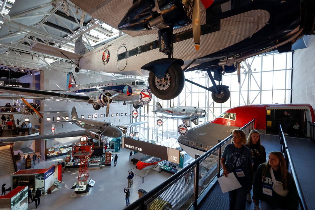 Smithsonian's National Air and Space Museum welcomed 1.9 million visitors in 2024.