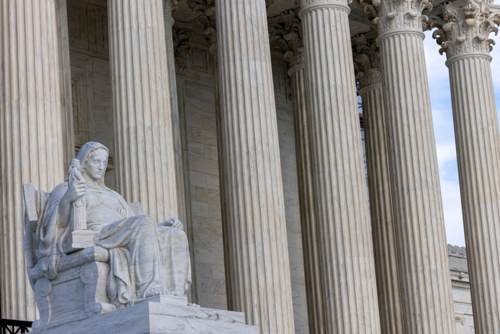 FILE PHOTO: A view of the U.S. Supreme Court, in Washington