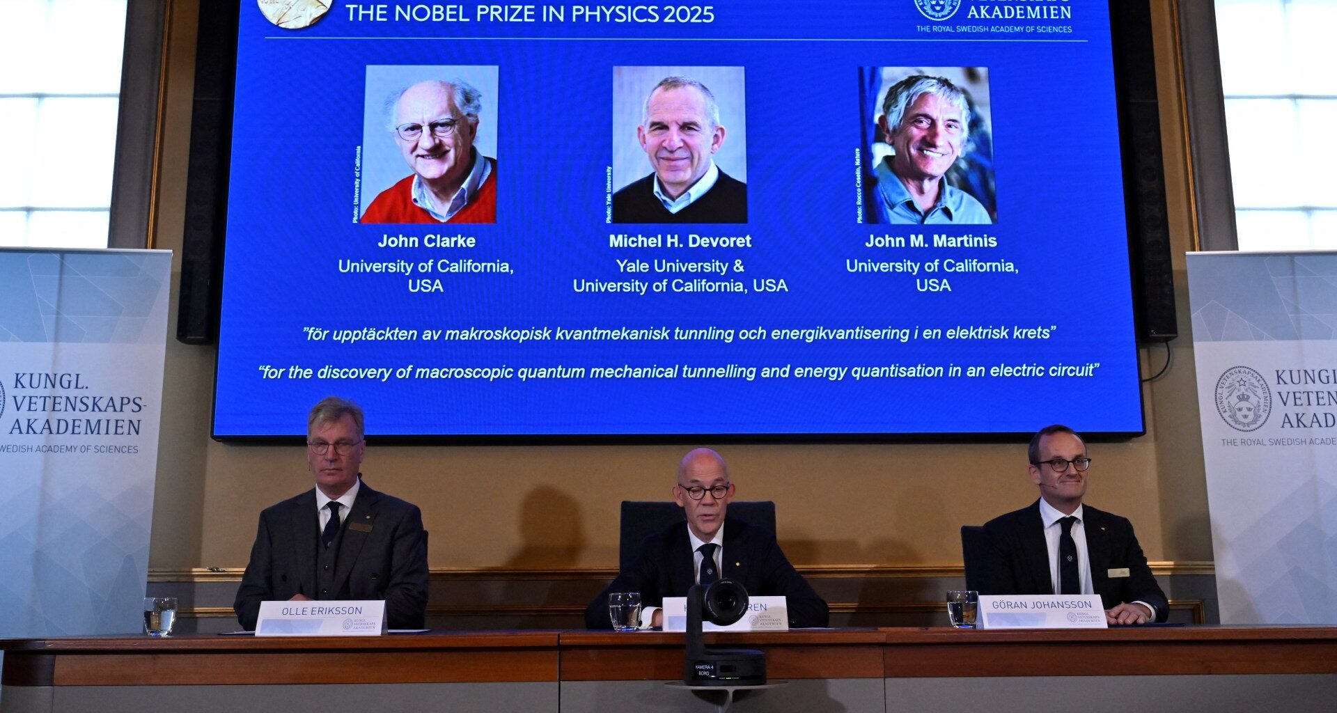 Nobel Prize for Physics awarded to trio for quantum mechanics discoveries | News