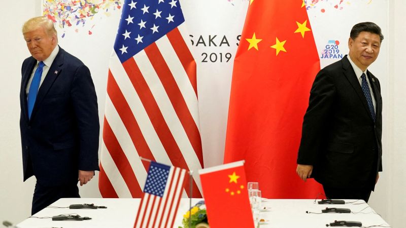 China says it didn’t reignite trade tensions with the US, Trump did.
