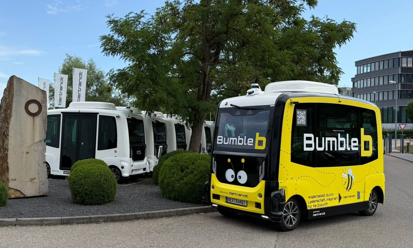 Bertrandt unveils BumbleB autonomous shuttle