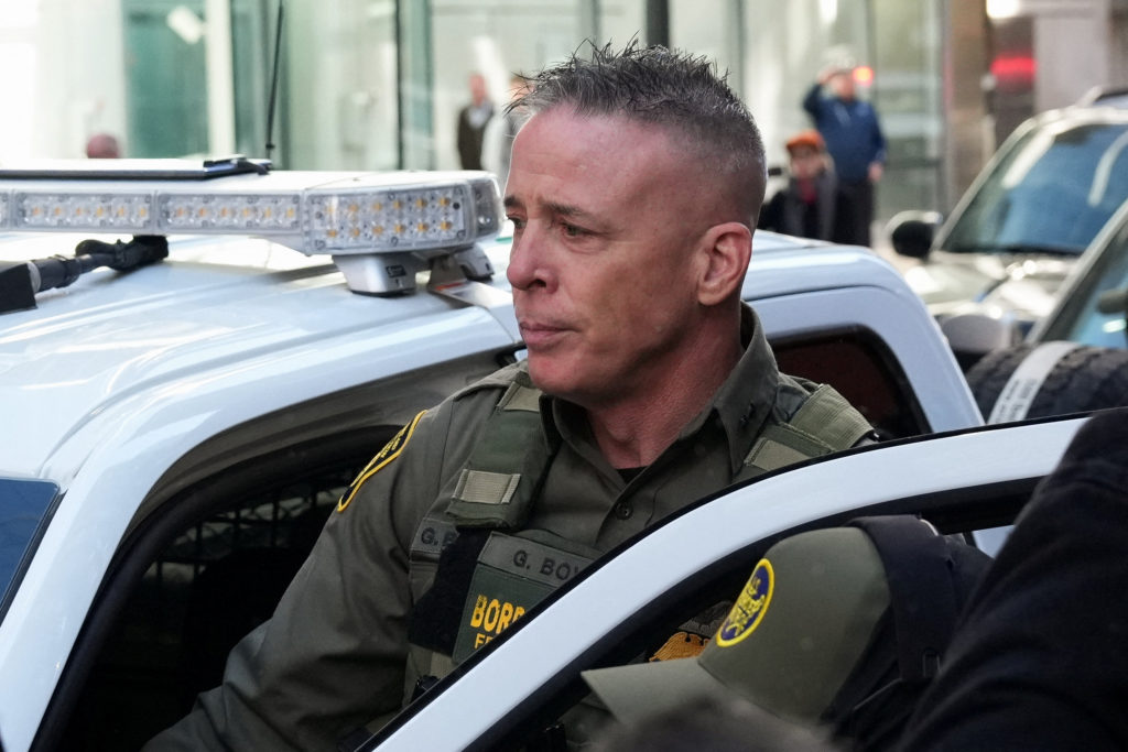 Greg Bovino, a roving Border Patrol operations commander who is leading U.S. President Donald Trump's immigration crackdow...