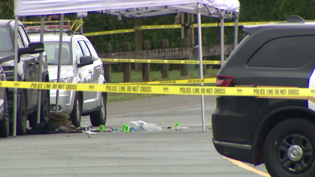 Police investigate a fatal shooting in Abbotsford