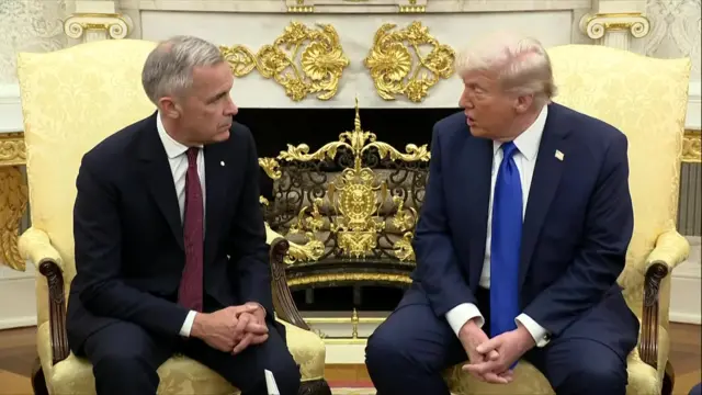 Trump and Carney speak in Oval Office