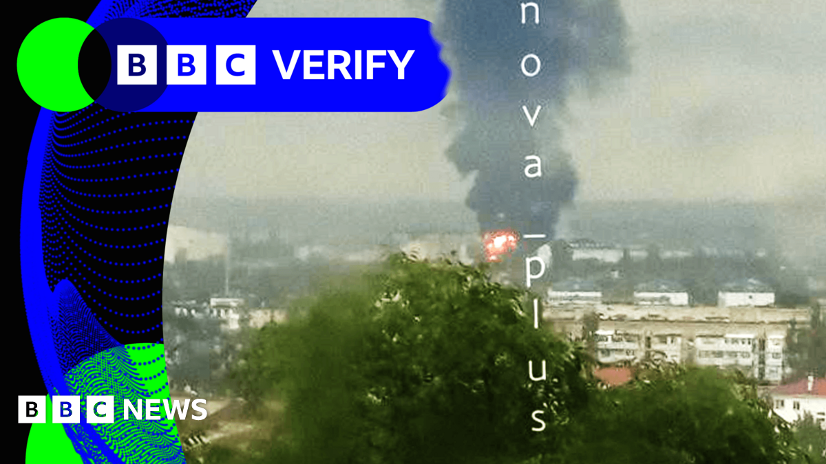 BBC Verify Live: Using heat data and video to investigate mass Ukraine drone attack on Russia